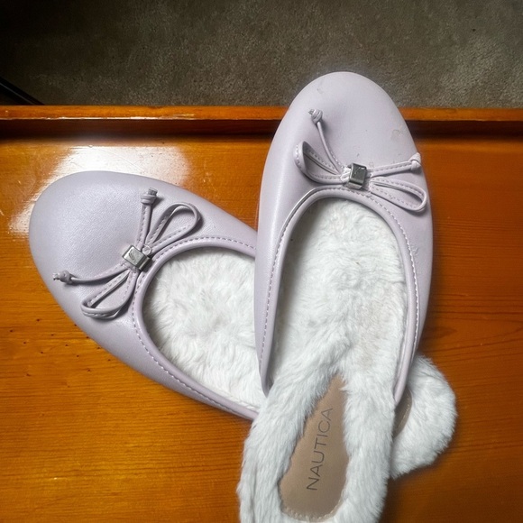 Nautica Purple & Fur Slippers - Picture 4 of 8